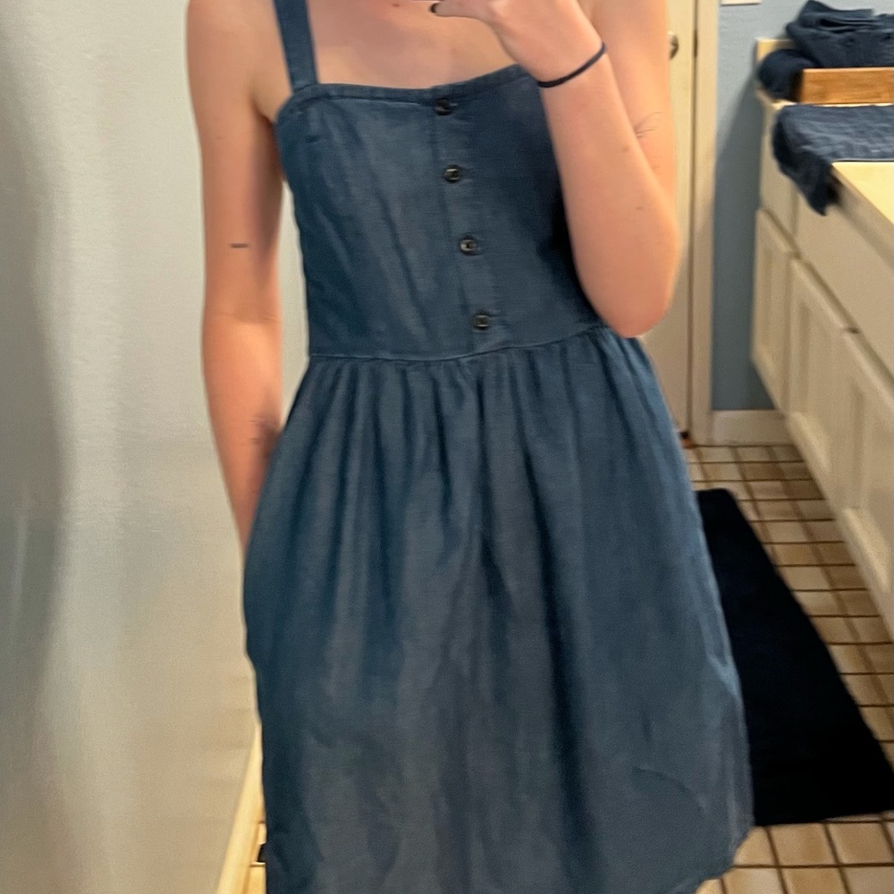 Denim summer dress